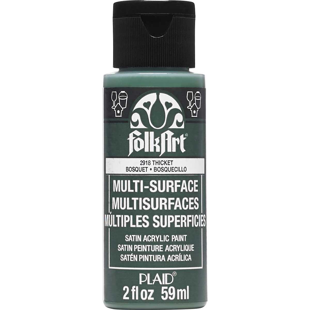 PINTURAS ACRILICAS MULTI-SURFACE 59ml. FOLKART (Elige el color)