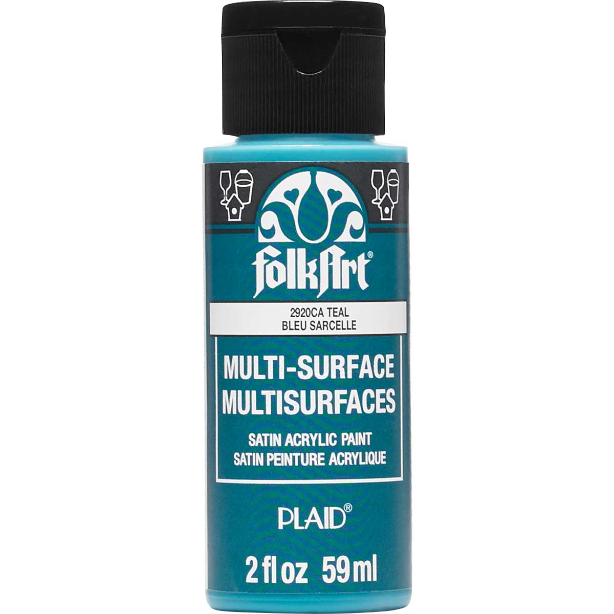 PINTURAS ACRILICAS MULTI-SURFACE 59ml. FOLKART (Elige el color)