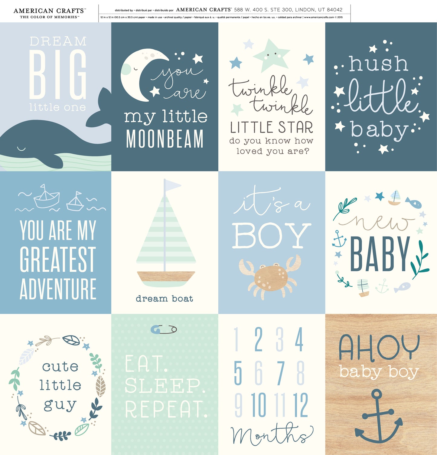 PAPEL BOY SAIL PEBBLES