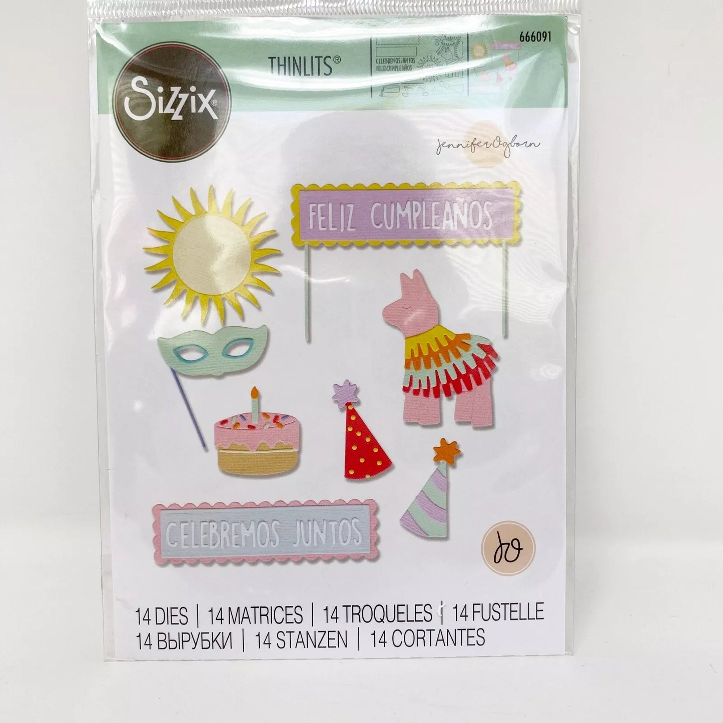 MATRIZ-TROQUEL THINLITS CELEBREMOS EN ESPAÑOL SIZZIX