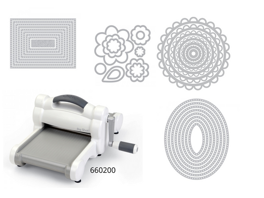 BIG SHOT CON MATRICES FRAMELITS SIZZIX