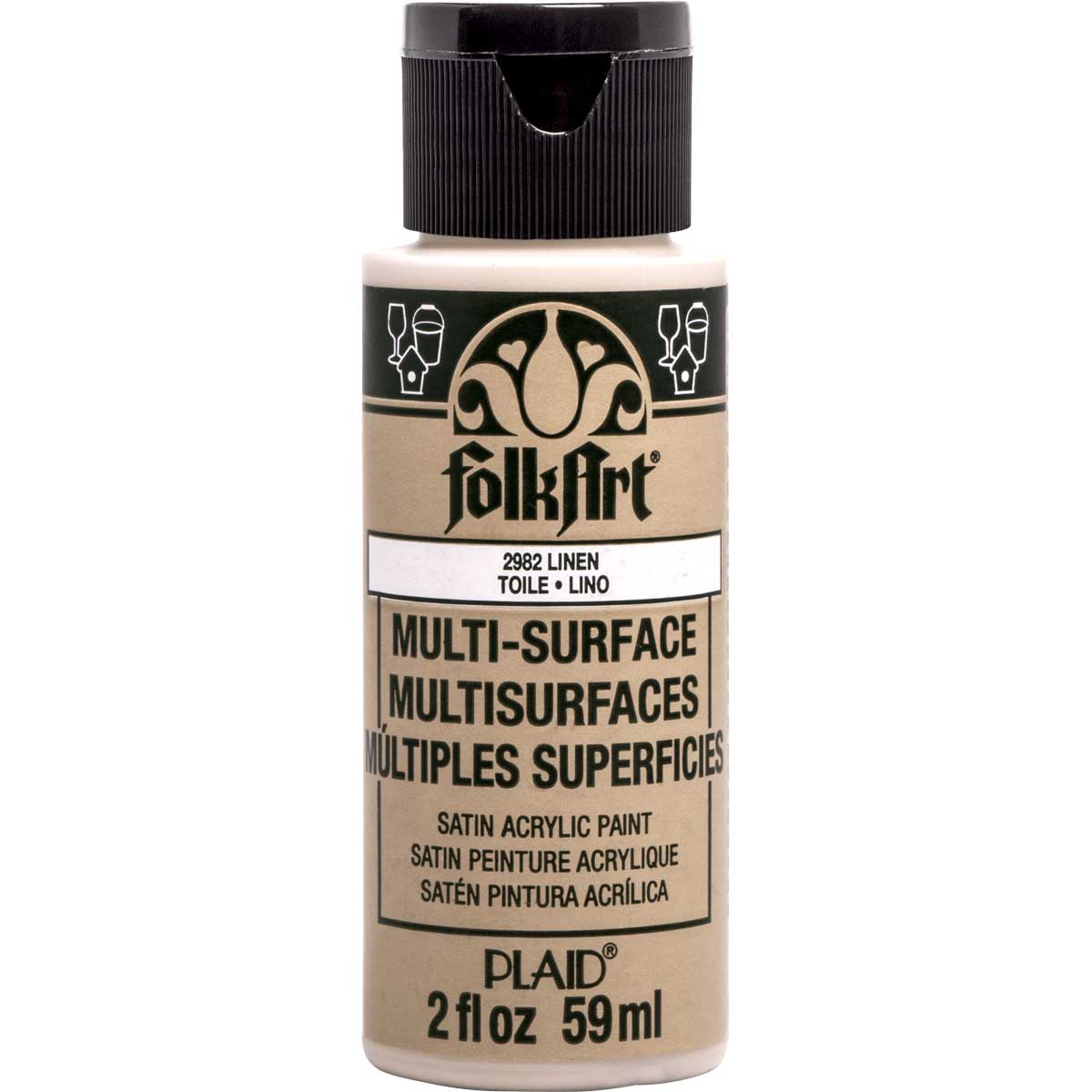 PINTURAS ACRILICAS MULTI-SURFACE 59ml. FOLKART (Elige el color)