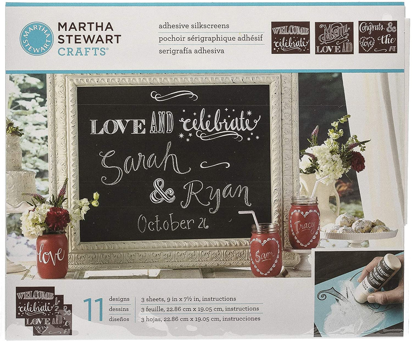 ESTENCILES O PLANTILLAS DE SERIGRAFIA MARTHA STEWART