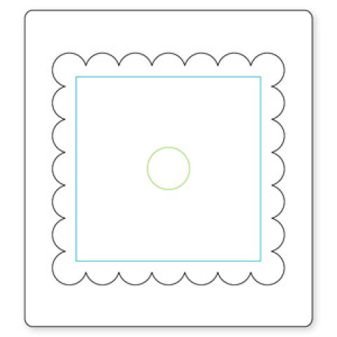 MATRIZ-TROQUEL BIGZ CUADRADO TRANSPARENTE SCALLOP SIZZIX