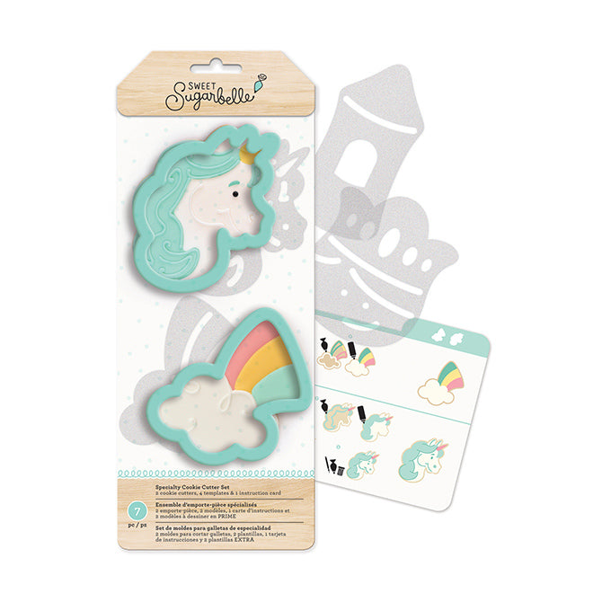 SET DE CORTADORES PARA GALLETAS  TEMATICOS SUGARBELLE (elige el diseño)