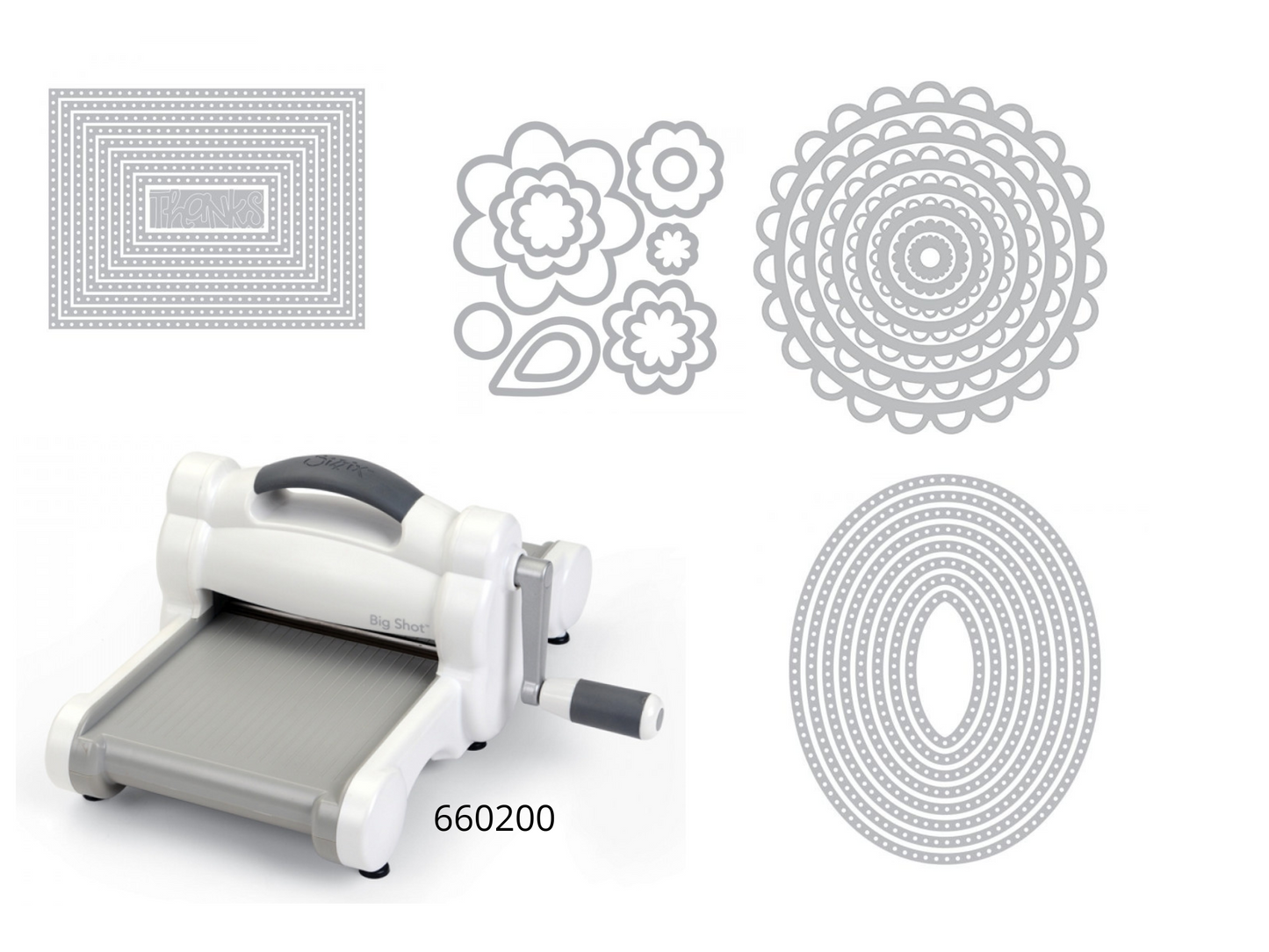 BIG SHOT CON MATRICES FRAMELITS SIZZIX