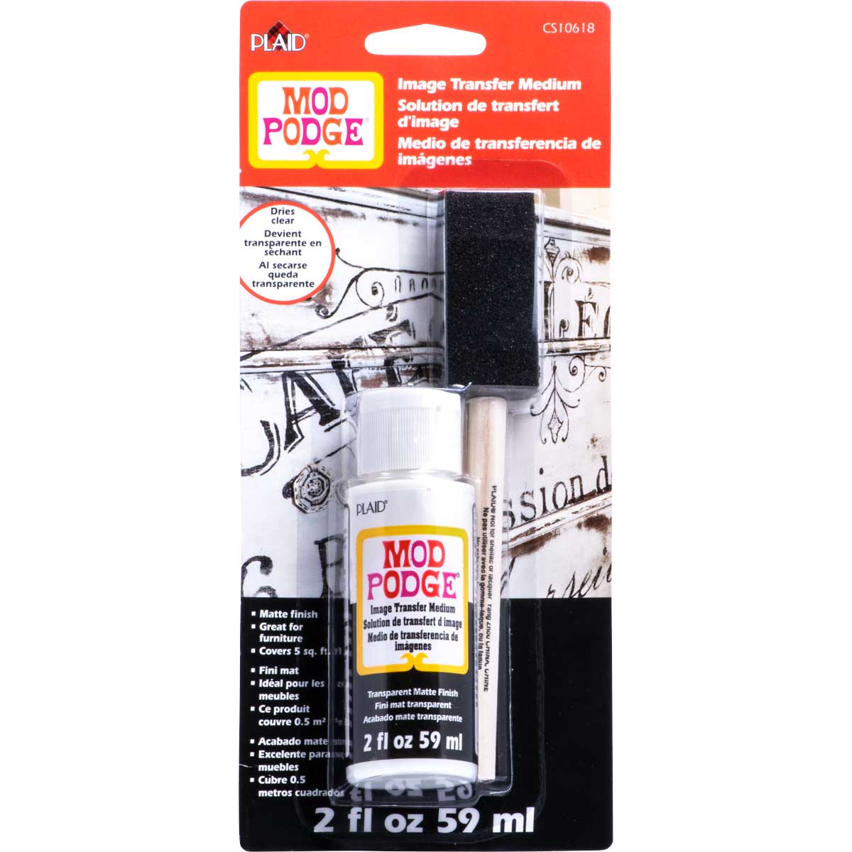TRANSFER  MOD PODGE  (Elige el soporte)