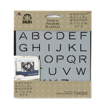 Cargar imagen en el visor de la galería, STENCIL SANS SERIF ALPHABET FOLK ART
