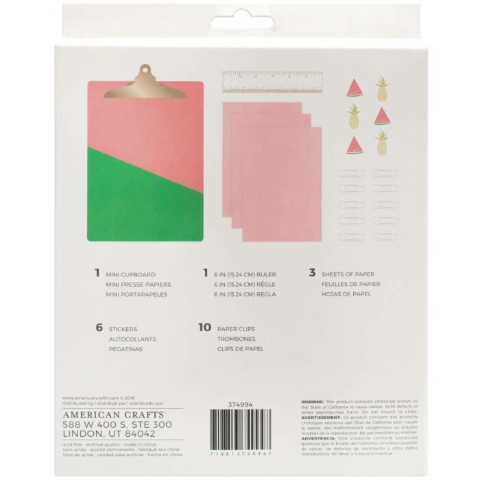 MEMORY PLANNER: LINDO KIT DE OFICINAS  AC