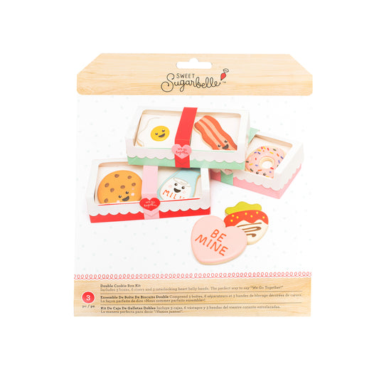 SET CAJAS PARA GALLETAS ROJAS  AMERICAN CRAFTS