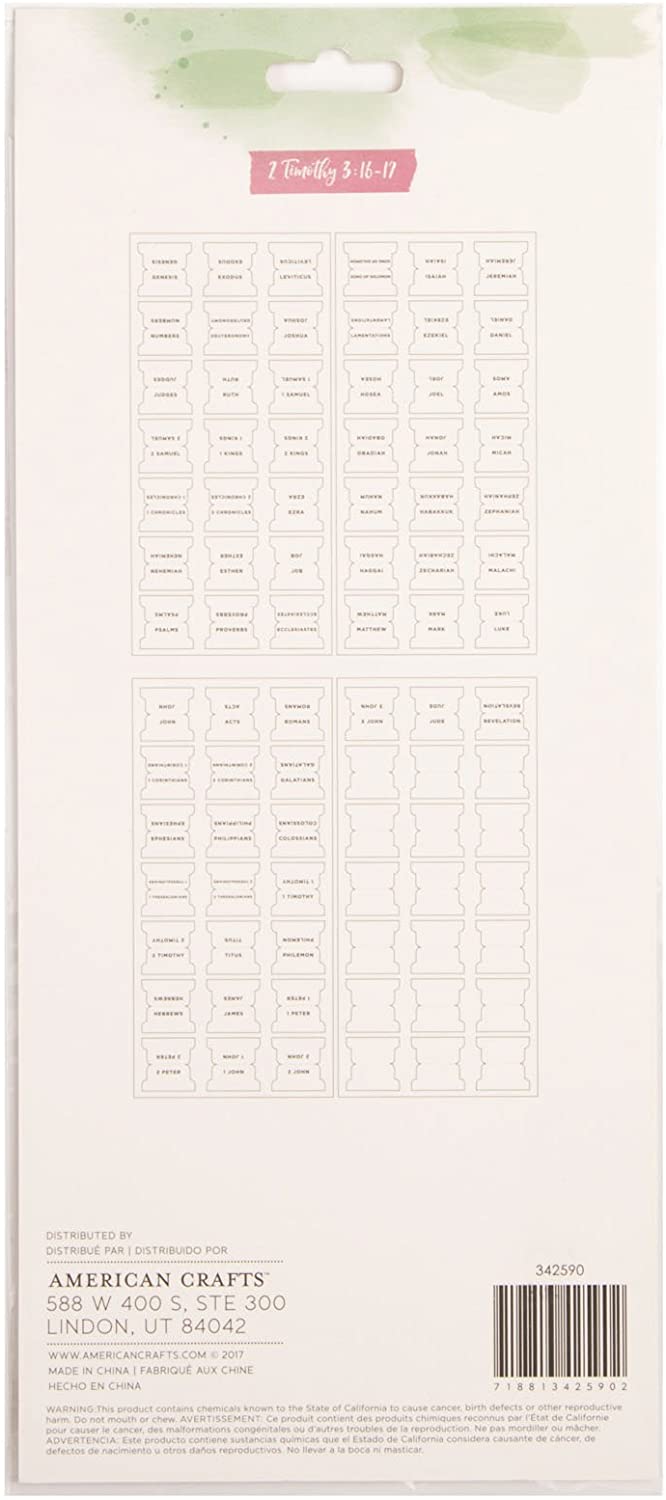 TABS AUTO-ADHESIVOS CREATIVE DEVOTION  AMERICAN CRAFTS
