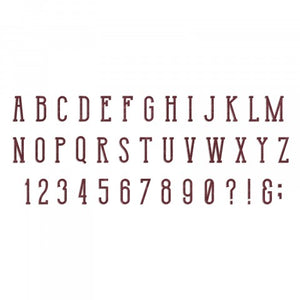 MATRIZ-TROQUEL  BIGZ XL ABECEDARIO BROADWAY SIZZIX