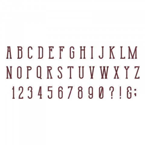 MATRIZ-TROQUEL  BIGZ XL ABECEDARIO BROADWAY SIZZIX
