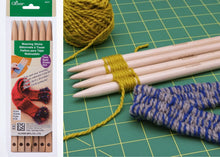 Cargar imagen en el visor de la galería, PALILLOS GRUESO PARA TEJER TIPO TELAR CLOVER
