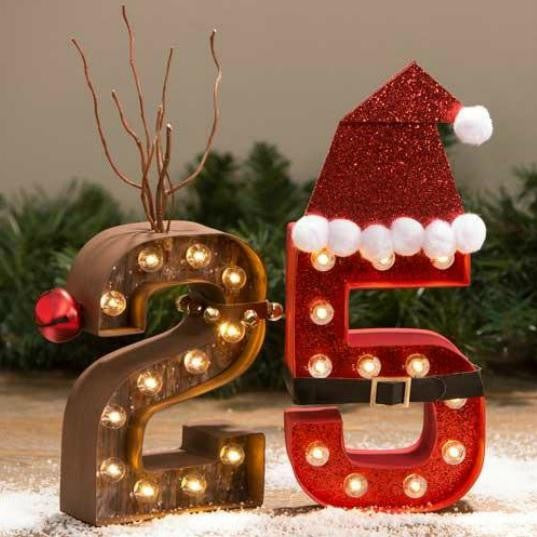 NUMEROS ILUMINADOS HEIDI SWAPP  (Elige el diseño)