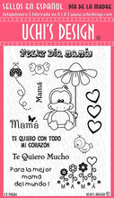Cargar imagen en el visor de la galería, TIMBRES DE SILICONA TEMÁTICOS UCHI&#39;S DESIGN
